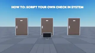 Roblox Tutorial - How to make your own hotel check-in system