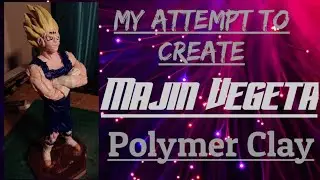 Majin Vegeta | Polymer Clay. | My attempt.  😊