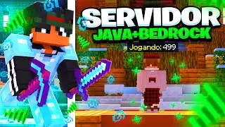 NOVO SERVIDOR DE SURVIVAL com SKILLS, CLANS, MISS&Otilde;ES, FARM e MUITO MAIS - MINECRAFT JAVA e BEDROCK