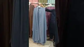 Halima Abaya With Stoller Georgette Fabric by @Abaya Studio Order Whatsapp No 03006413234