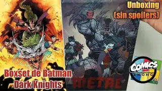 Unboxing del Boxset de Dark Knights Metal de DC Comics México