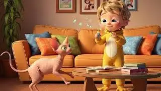 Simon and Genie -  Playing with bubbles | Kids Cartoon Series &ndash; Episode 7