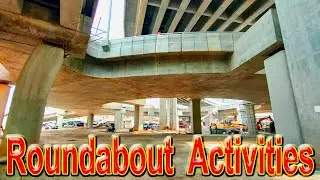 Roundabout Activities at the Morodok Techo Flyover  Phnom Penh City
