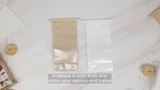 Box Bottom Tin Tie Bags