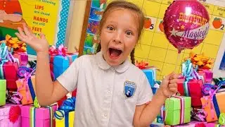 🎉 SURPRISE SCHOOL BIRTHDAY PARTY! ✏️