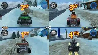 Beach Buggy Racing | 4 Player Split Screen Chaos! (Arabic Gameplay) - Part 94