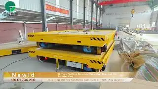 70 Tons Platform Structure Cable Reel Operated Rail Transfer Cart#machine #customized#transporter