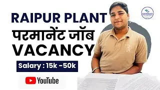 Raipur plant job vacancy 2024| Plant Job In raipur chhattisgarh|Plant job in chhattisgarh | #hiring