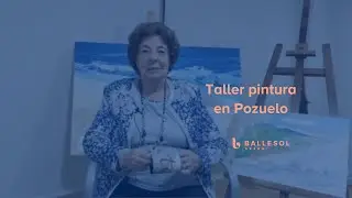 Taller de arte con Leticia de El Faro de Hopper en Ballesol Pozuelo