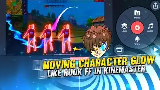 Moving Character Glow Like RUOK FF New Video || How To Edit Like Ruok ff - Garena Free Fire