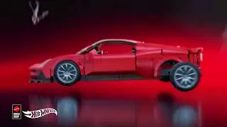 MATTEL BRICK SHOP Hot Wheels Maserati MC20 z klock&oacute;w