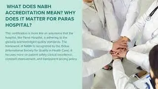 Does NABH Accreditation Make Paras Hospital a Reliable Healthcare Partner