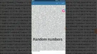 Random number generator