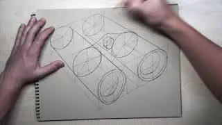 Product Design Sketch of Binoculars