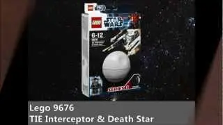 Lego 9676 - TIE Interceptor & Death Star stop motion animation
