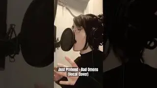 Vocal cover ✨ Just Pretend by @badomens666 #badomens #vocalcover #metal #vocalcover