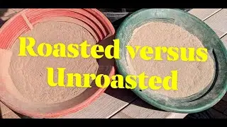 Roasted versus Unroasted.