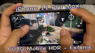 NICE USED IPHONE!!! iPhone 11 Pro Max PUBG Mobile HDR-Extreme Game Test in 2025