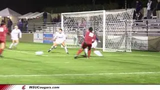 WSU Soccer: Nicole Setterlund after the University of Portland match, Nov. 9