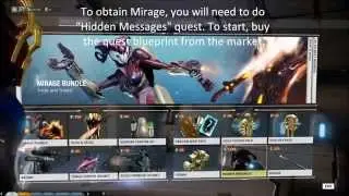 Warframe: How to get Mirage