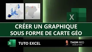 Générer une CARTE GÉOGRAPHIQUE avec EXCEL (statistiques par pays, régions et villes) - Tuto