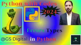 Errors Types in Python | Python with Codes 2024 | Urdu Hindi