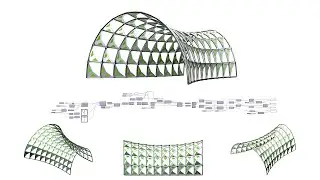 Dynamic Truncation Form Finding Rhino Grasshopper Parametric Architecture and Design
