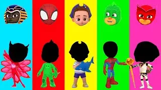 Wrong eyes👀 challenge DAME TU COSITA Pj Masks Funny Puzzle Wrong Heads