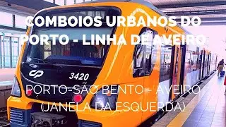 🇵🇹🚈 CP - Porto-São Bento ➜ Aveiro (janela da esquerda)