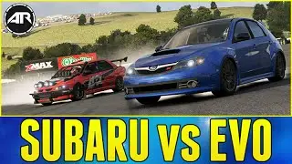 Forza 6 Online: SUBARU WRX STi против MITSUBISHI EVO!!!