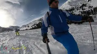 Skiing in Wengen 2019 - Ski Pole with GoPro Hero 7 Black