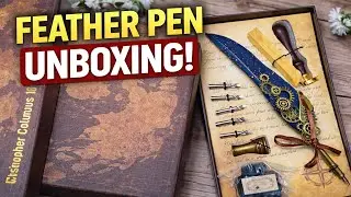 Feather Pen Unboxing & First Impressions ✒️✨