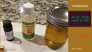 Homemade Aloe Vera Hair Elixir