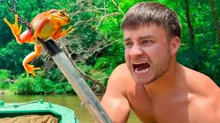 24 Hour Solo Survival Challenge (Catch and Cook)