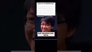 Apa itu Ausbildung ? #ausbildung #radityadika #bintanglimma #magang #jerman