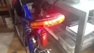 Demonstration of my 8 sound horn and indicators