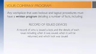 Lockout Tagout (LOTO)