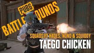 PUBG Taego MG3 Chicken ft Squiddy, h4d3s & nono | madbush PUBG Taego Squads