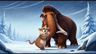 In the deadly cold lives the huge pepper Ice Age Similar 📸🦣🦦