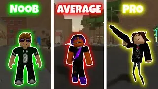 Da Hood | Noob vs Average vs Pro (ROBLOX)