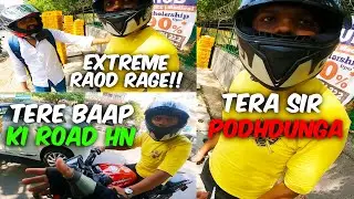 Extreme Road Rage 🥵|| Crazy Fight With Chapri Rider🥵|| Ajj toh Ladai hogyi😱
