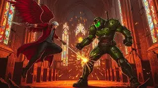 WHAT IF DOOMSLAYER ENTERED THE DEVIL MAY CRY UNIVERSE: THE RIP AND TEAR CRUSADE.