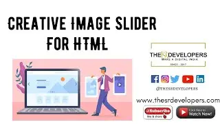 Creative Image Slider #thesrdevelopers #webdesign #webdevelopement #HTML #Slider #image #css
