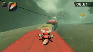 Mario Kart World - Ride the rail! Ride the line! Get to the goal! (P Switch)