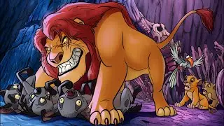 THE LION KING🤴WITH SIMBA , MUFAZA , TIIFU and the Enemy Shenzi,Banzai and Ed.