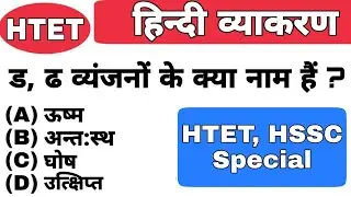 HTET Hindi Class | HTET 2020 | HTET Online Coaching Class | Hindi for HTET 2020