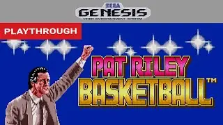 Pat Riley Basketball (Sega Genesis) Playthrough [HD] | RetroGameUp