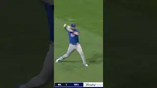 Ian Happ&rsquo;s turn to show off the arm strength 😍
