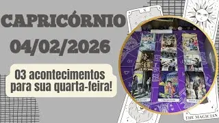 CAPRICÓRNIO ♑ 04/02/26 Você não vai deixar ninguém se meter nisso 🙅🏻‍♀️