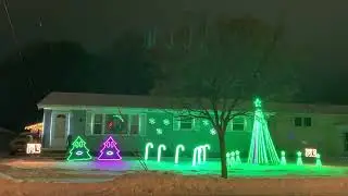 Lights on Seymour st.  2025 New Year’s Eve rock show